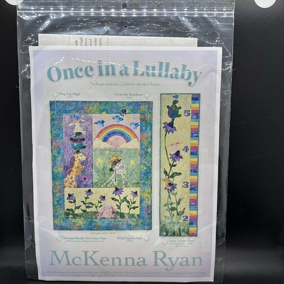 McKenna Ryan Block 4 “Dreams Really Do Come True” Applique Quilt Sewing Pattern - Picture 2 of 6